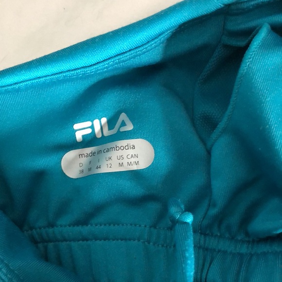 Fila Athletic top, teal size medium - Picture 4 of 4